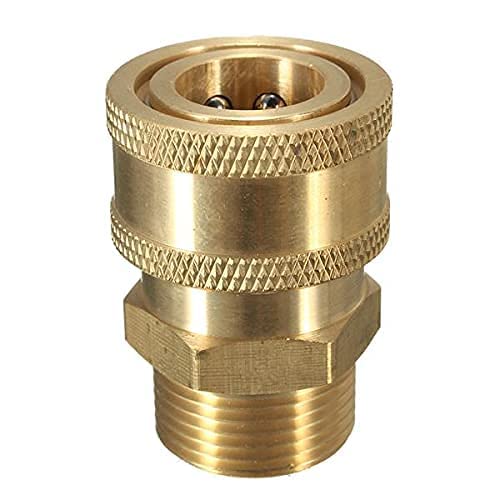 VELVON Pressure Washer Adapter SetM22 Male Thread Fitting 38 Quick Connect kit5000 PSI - Image 4