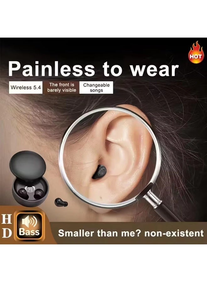 Abmkw Abmkw Wireless Earphones Small Earbuds Sleeping Sport Invisible Headphones Bass Sound ZBF1600D8CD4B3701D7A0Z