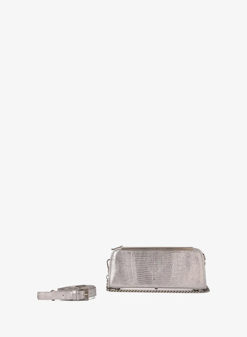 Carmen Steffens  Silver Baguette Bag for Women | Best Price UAE