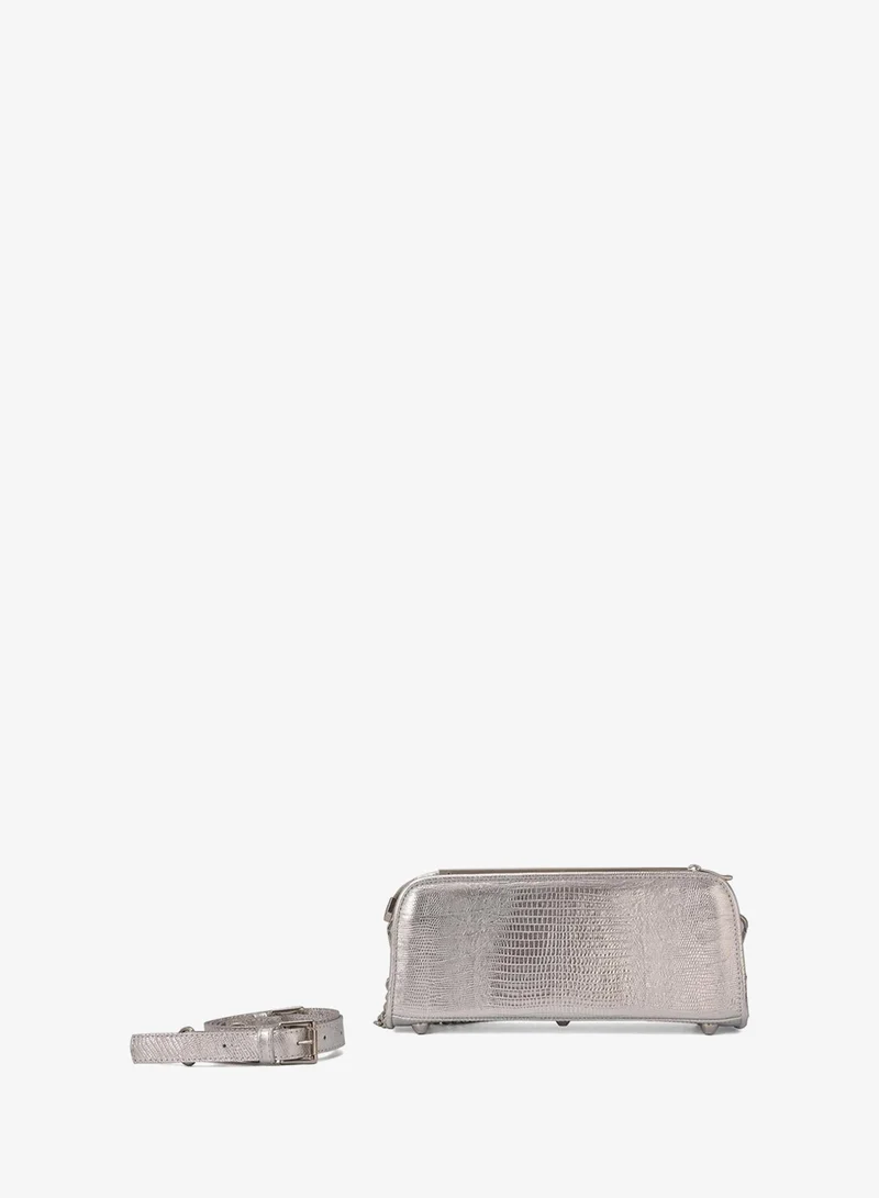 Carmen Steffens  Silver Baguette Bag for Women | Best Price UAE