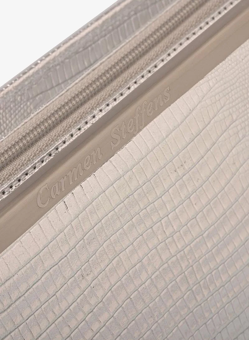 Carmen Steffens  Silver Baguette Bag for Women | Best Price UAE