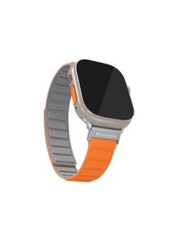 blupebble Silicone Reversible Magnetic Strap for Apple Watch 41/40/38MM Compatible with Series 8 | 7 | 6 | 5 | 4 | 3 | SE  - Image 1