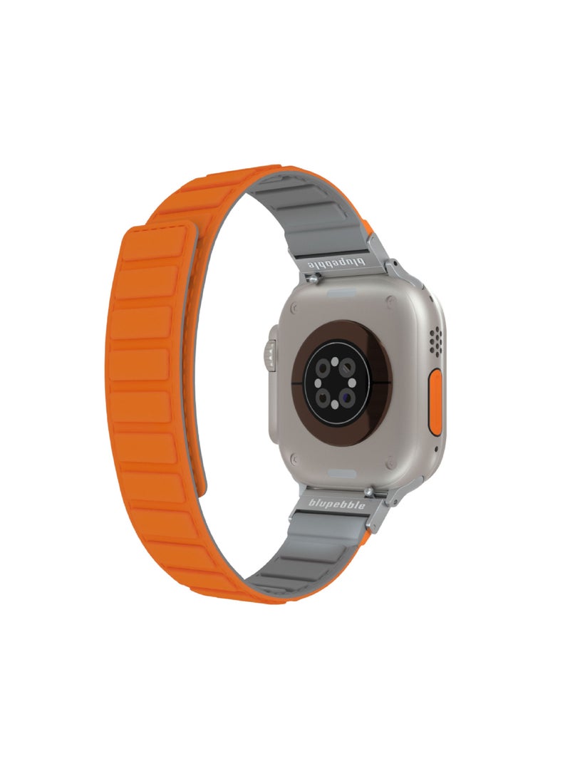 Silicone Reversible Magnetic Strap for Apple Watch 41/40/38MM Compatible with Series 8 | 7 | 6 | 5 | 4 | 3 | SE