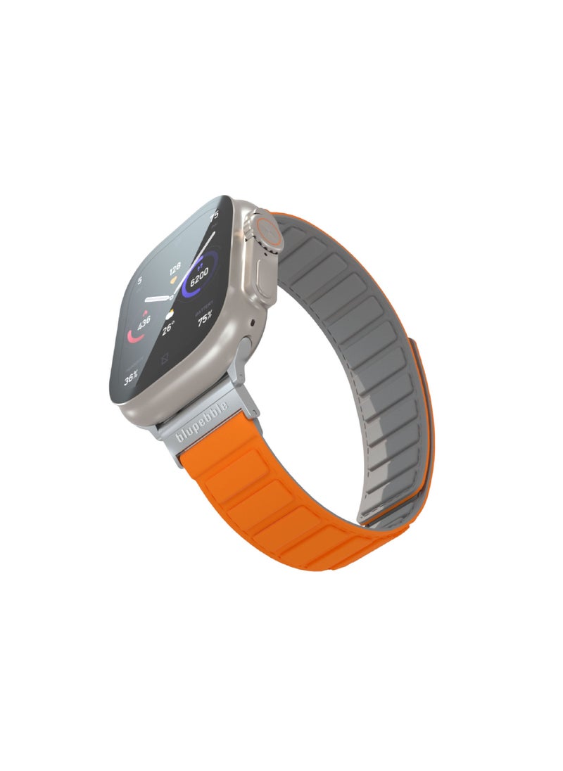 Silicone Reversible Magnetic Strap for Apple Watch 41/40/38MM Compatible with Series 8 | 7 | 6 | 5 | 4 | 3 | SE