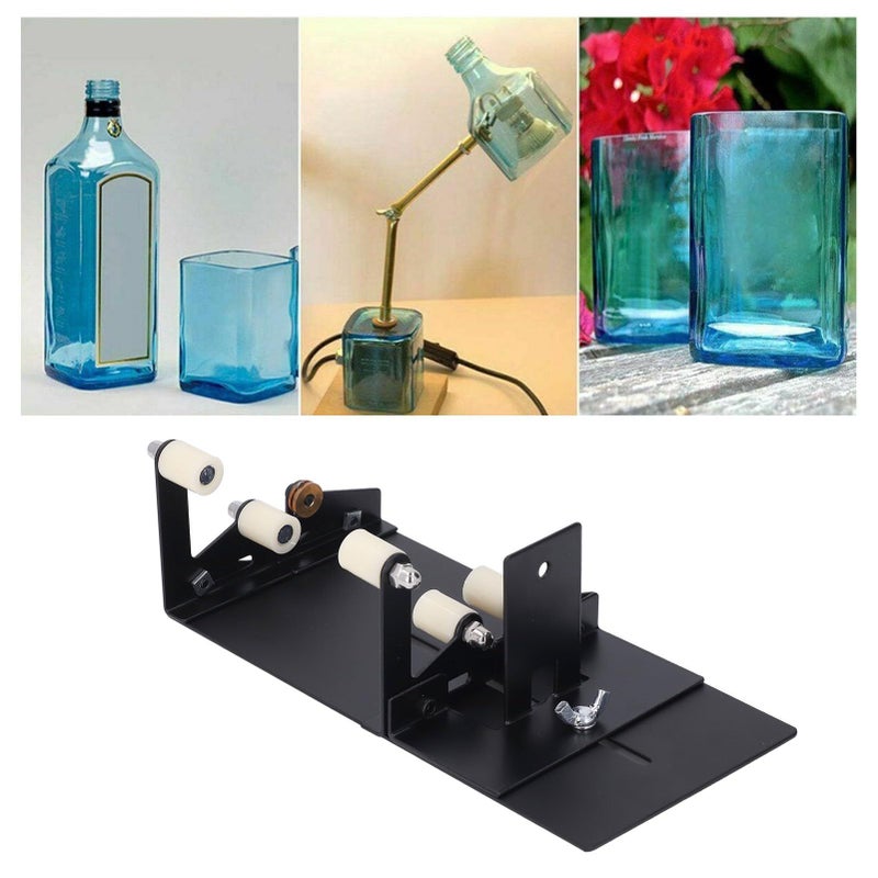 Stainless Steel Glass Bottle Cutter Kit For Round Square Bottles DIY Home Decor - Image 4