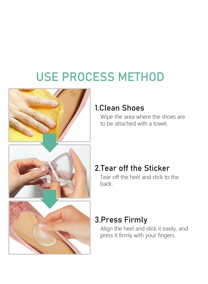 KASTWAVE Arch Support, Soft Gel Insole Pads, Transparent Adhesive Pad 6 Pairs for Flat Women & Men, Foot Insert Shoes, Sandals, Flip Flops Plantar Fasciitis - Image 3