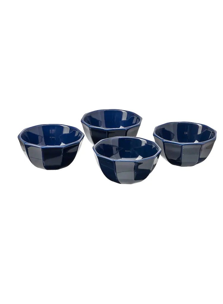 Bowl, earthenware blue15 cm - Image 1