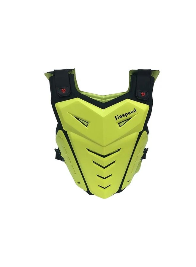 Yellow Motocross Body Armor EVA Motorcycle Vest Adjustable Straps Ventilation - Image 1
