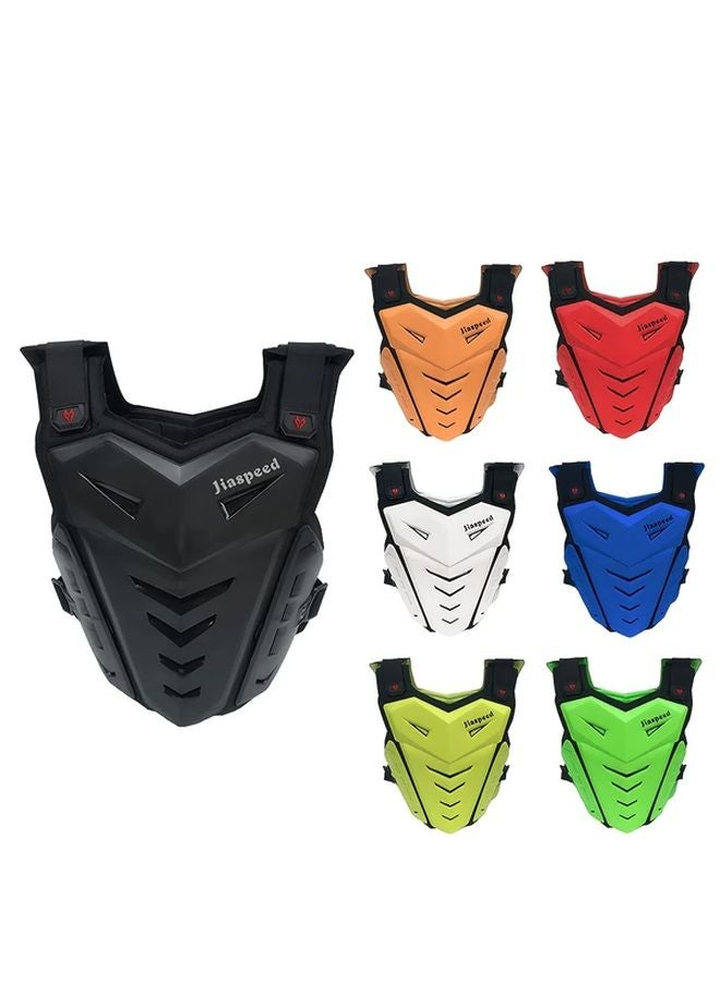 Yellow Motocross Body Armor EVA Motorcycle Vest Adjustable Straps Ventilation - Image 2