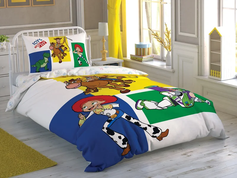 تي اي Tac Disnet Toy Story 4 Adventure Licensed Duvet Cover Set