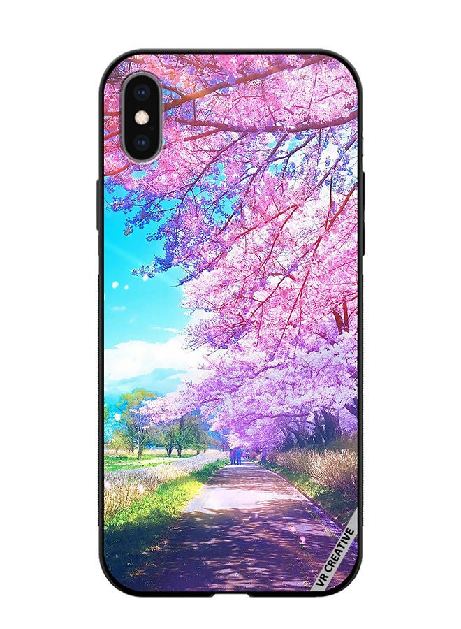 VR CREATIVE Protective Case Cover For Apple iPhone XS Max Garden Design  Multicolour - Image 1