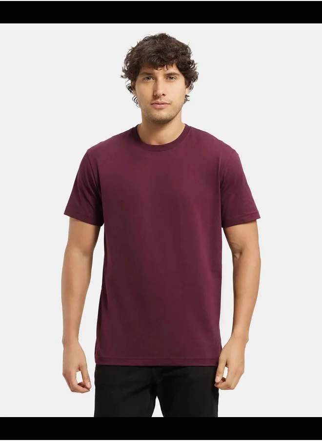 JOCKEY Jockey 2714 Men's Super Combed Cotton Rich Solid Round Neck Half Sleeve T-Shirt
