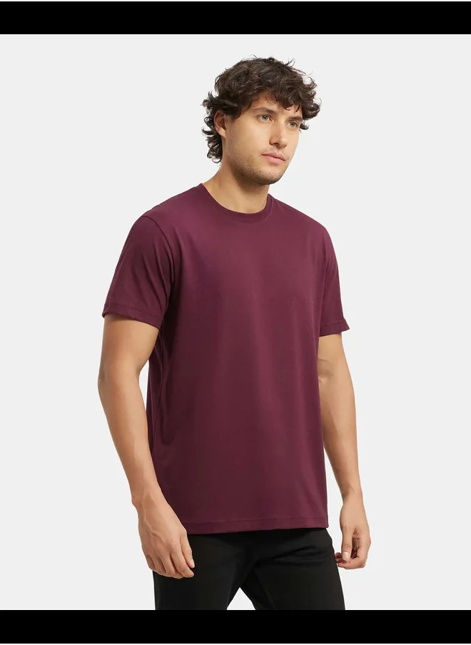 JOCKEY Jockey 2714 Men's Super Combed Cotton Rich Solid Round Neck Half Sleeve T-Shirt
