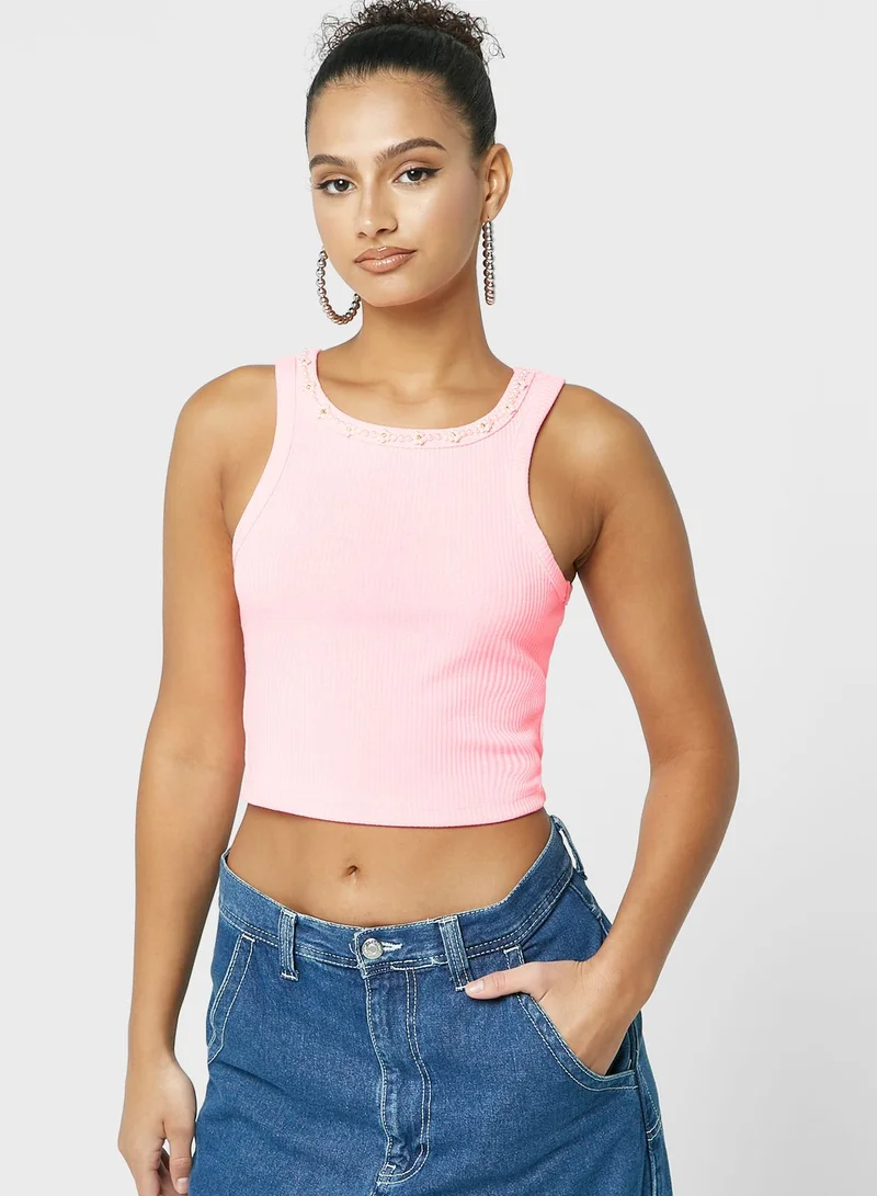 Ginger Embellished Tank