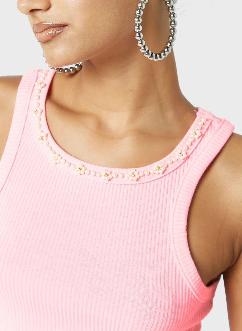 Ginger Embellished Tank