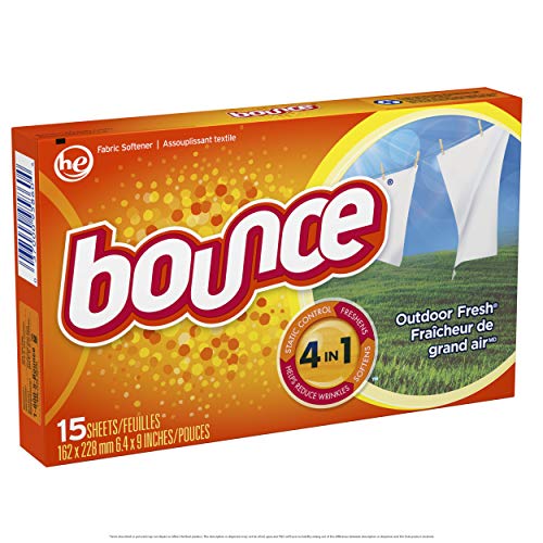 Bounce Outdoor Fresh Scented Fabric Softener Dryer Sheets, 15 Count - Image 2