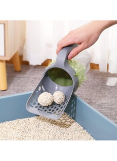 Generic HMAMOR Cat Litter Scoop with Bag Holder, Integrated Detachable Deep Cat Litter Shovel with  Sifting and 120 Litter Bags  - Image 4