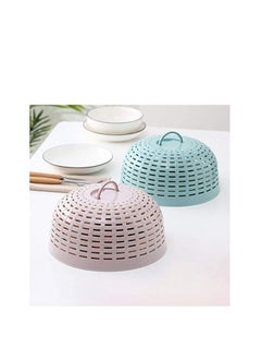 Spaceshoop Food Tent Cover Basket Plastic Food Splatter Guard Cover Dust Proof Anti Mosquito Food Covers Tent Dishes Cover Kitchen Tools - Multi Color  - Image 4