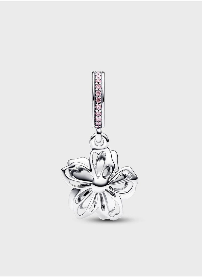 PANDORA Cherry Blossom Dangle Charm - Image 2