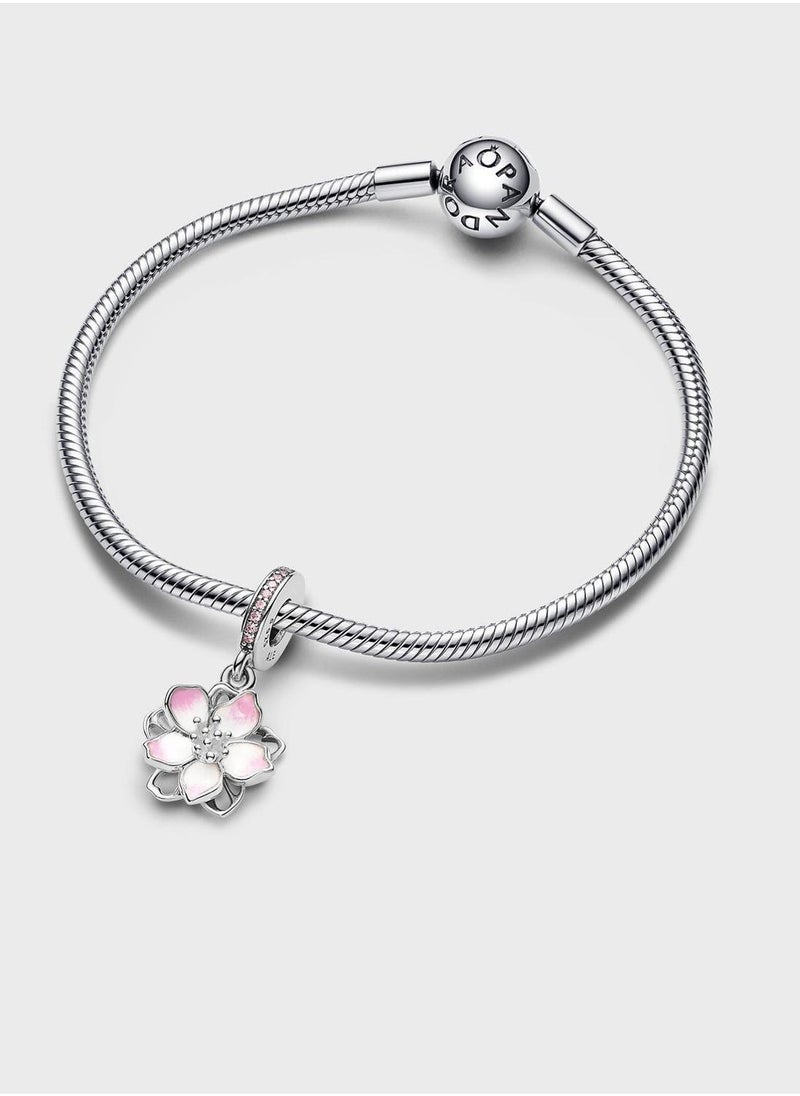 PANDORA Cherry Blossom Dangle Charm - Image 3