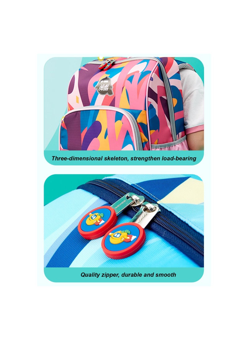 Nohoo - حقيبة مدرسية من Nohoo بتصميم سيمفوني - أزرق - Image 1