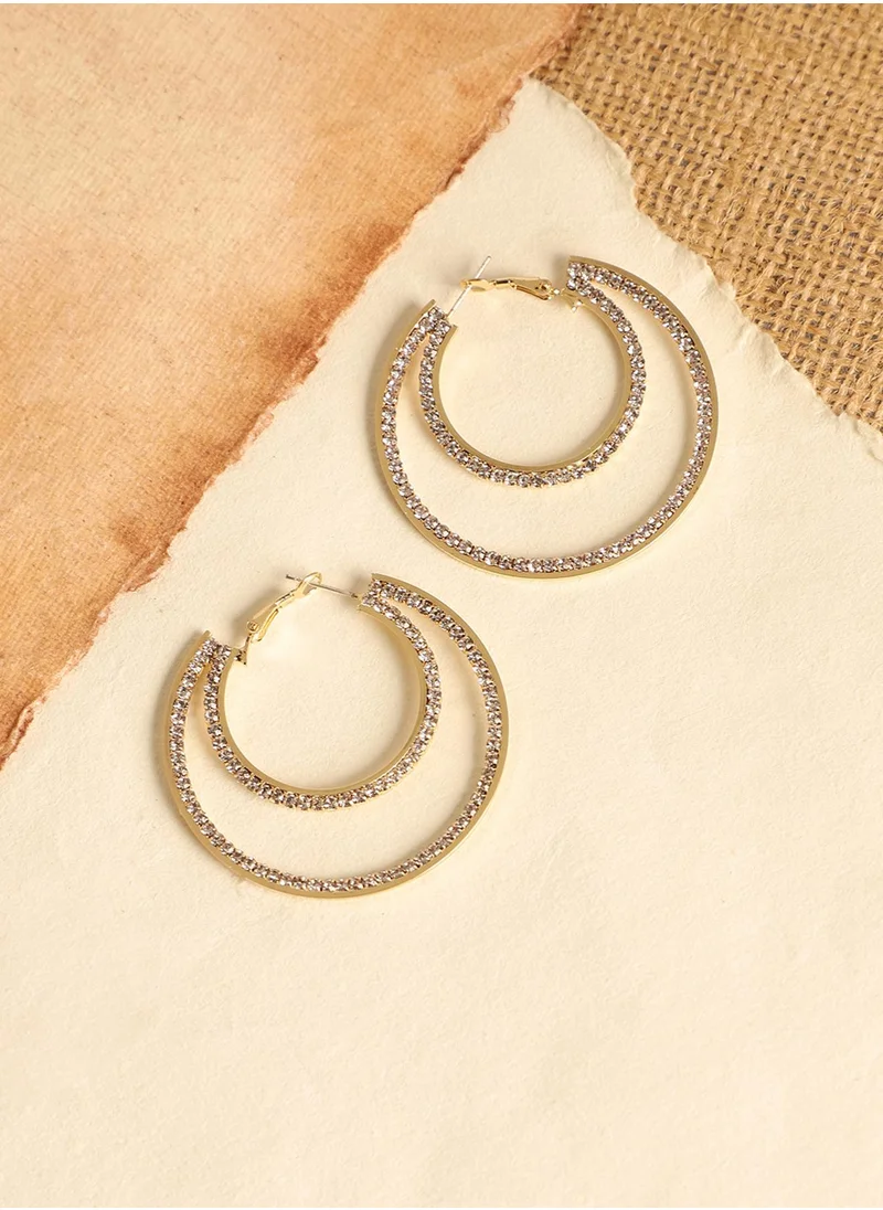 SOHI Western Hoop Earrings