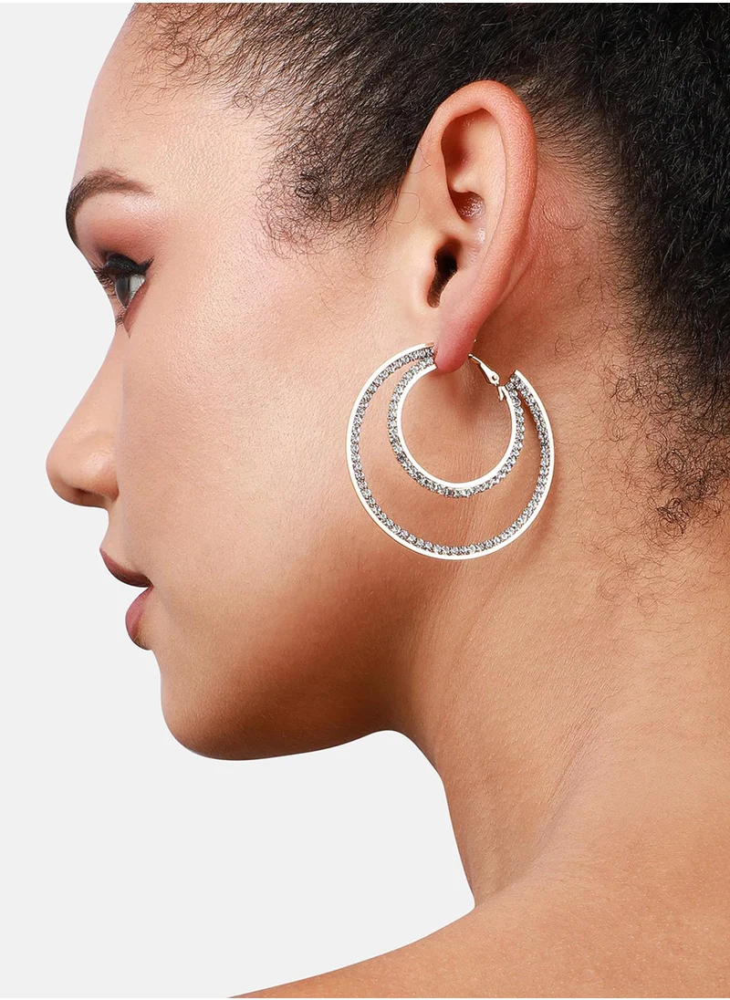 SOHI Western Hoop Earrings