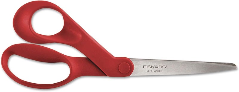 Fiskars 94507797J Our Finest LeftHand Scissors 8Inch Length 3310Inch Cut Red
