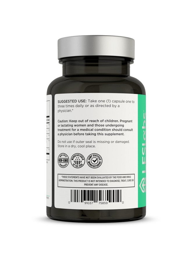 LES Labs Sinus & Seasonal - Sinus Relief, Nasal Health, Balanced Histamine Response, Clear Lungs & Respiratory Health - Butterbur, Quercetin, Nettle Root & Bromelain - Non-GMO Supplement - 60 Capsules - Image 2