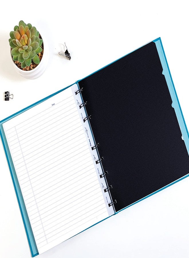 Rediform Blueline MiracleBind™ Notebook Accessory, Set of Four (4) Tabbed Indexes, Poly, 11" x 9-1/16", Black (AFA11050T) - Image 4