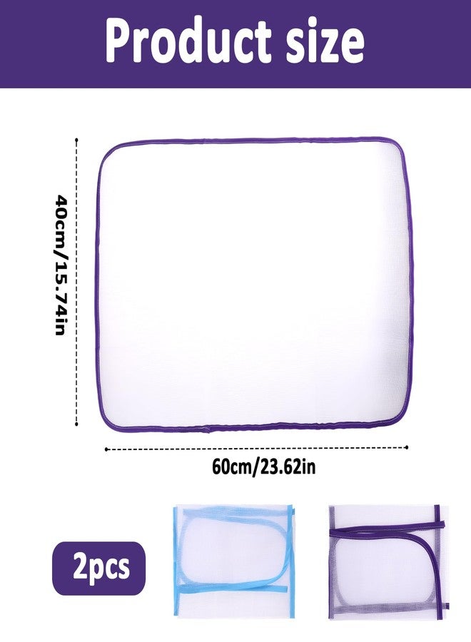 Styquenzer 2 Pack Ironing Scorch Mesh Cloth Protective, Cloth Scorch-Saving Ironing Protector Insulation Pad, Ironing Cloth to Protect Clothes, Ironing Pad for Sewing and Ironing Fabric Protector Tool - Image 2