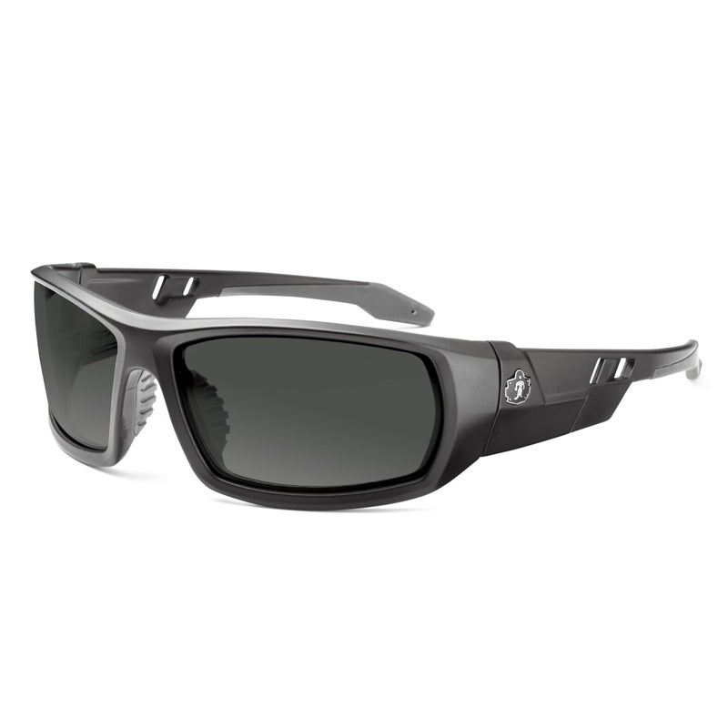 Ergodyne Skullerz Odin Safety Sunglasses, ANSI Z87 Impact Resistant, Durable Full Frame, Non Slip, Polarized, Anti Fog - Image 1
