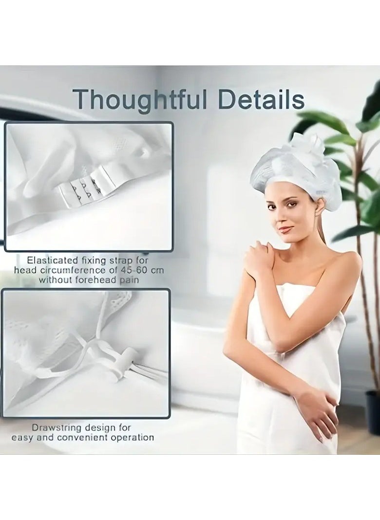 Goolsky Adjustable Mesh Hair Dryer Cap with Drawstring, Suitable for Normal Hair Texture - Tool & Accessories  - Image 3