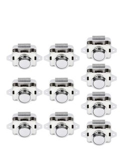 10 PCS Push Button Latch Cabinet Door Catch Keyless Cupboard Locks for RV Yachts Motorhome Camper Caravan