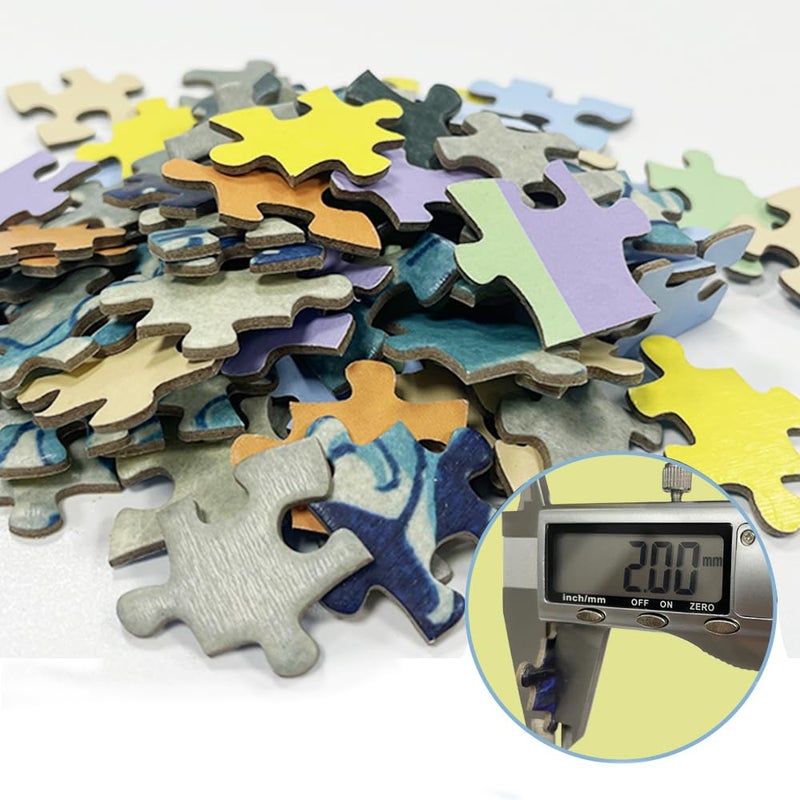 MaxRenard Game 1000 Pieces Jigsaw Puzzle for Adult Fine Art Collection Toy The Great Wave Off Kanagawa Puzzle - Image 5