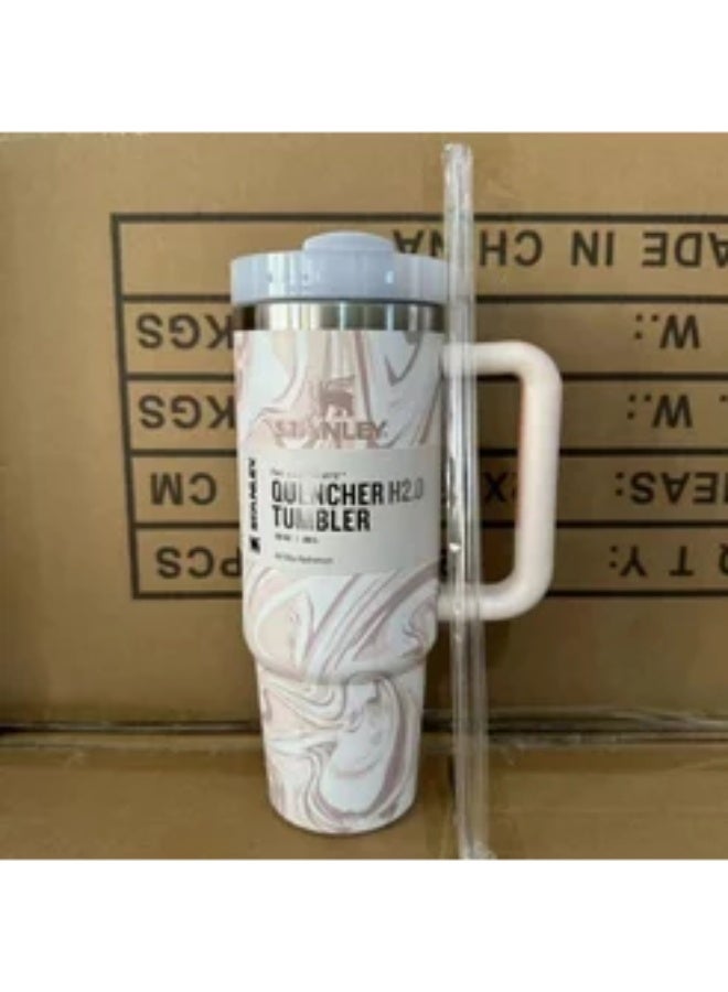 Stanley Thermos Mug 1.18L with Straw – Stainless Steel, Vacuum Insulated Travel Mug – Keeps Drinks Hot for Hours or Cold for 12+ Hours – Leakproof, BPA-Free, Durable & Easy to Carry – Ideal for Coffee, Tea, Water, and On-the-Go Hydration - Image 2