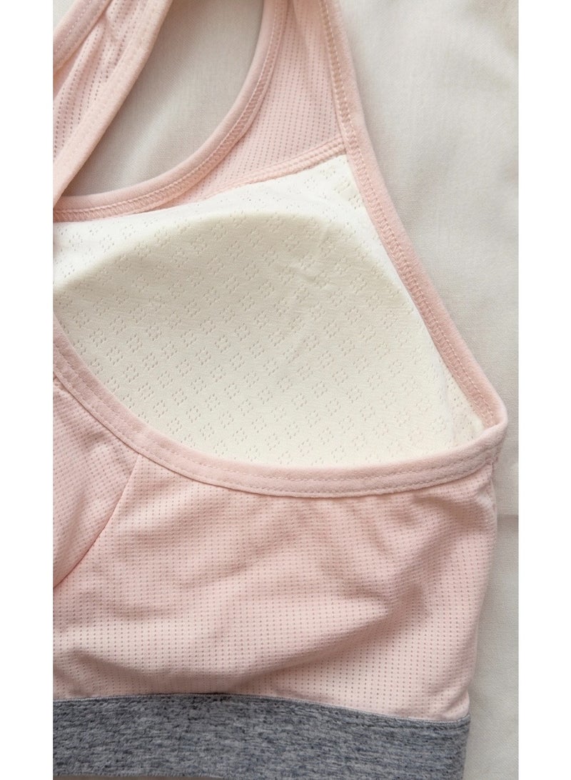 Women's Wireless Seamless Ribbed Sports Bralette Set - 5 Pack - Image 4