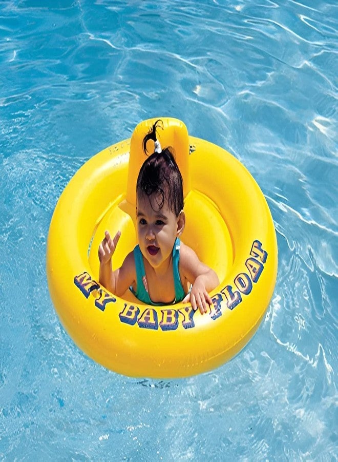 STACKRAID Inflatable Baby Float Ring Swimming Pool Toys Tube Raft for Babies Swimming Toy Stuff & Toddlers 1-2 Years 26.5"(Floats) (Yellow) - Image 5