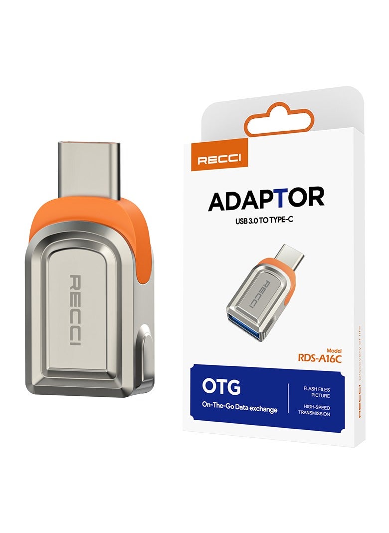 Recci RDS-A16C Ultra Fast Data Transfer Adapter USB 3.0 to Type-C OTG