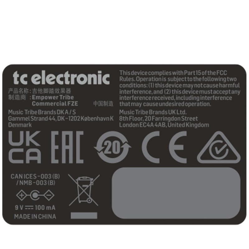 TC Electronic FLASHBACK 2 DELAY Legendary Delay Pedal with Groundbreaking MASH Footswitch, Crystal Delay Effect and Built-In TonePrint Technology, Blue - Image 2