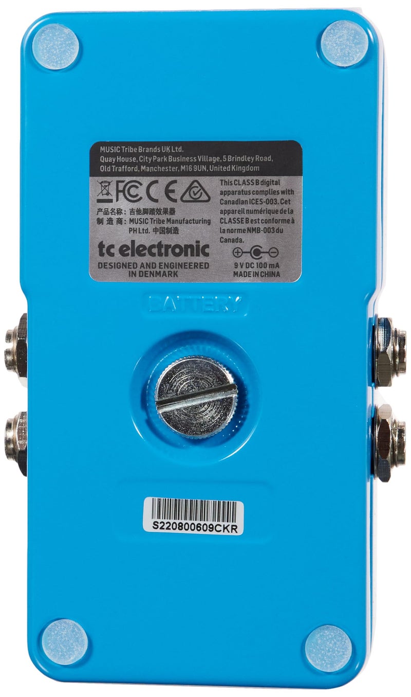 TC Electronic FLASHBACK 2 DELAY Legendary Delay Pedal with Groundbreaking MASH Footswitch, Crystal Delay Effect and Built-In TonePrint Technology, Blue - Image 3