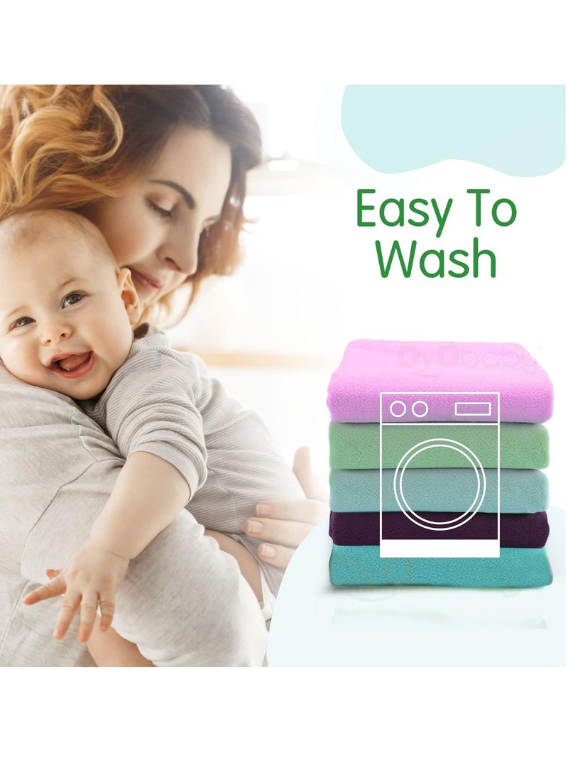 OYO Baby Care Waterproof Bed Protector Baby Care
  Dry Sheet, Medium, Pink (100 cm x 70 cm) - Image 3