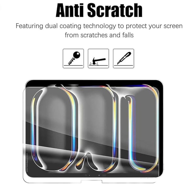 SPCORE Premium Tempered Glass Screen Protector for iPad Pro 13 inch (M4 2024) [Anti-Scratch] & [9H Surface Hardness] - Pack of 1 - Image 3