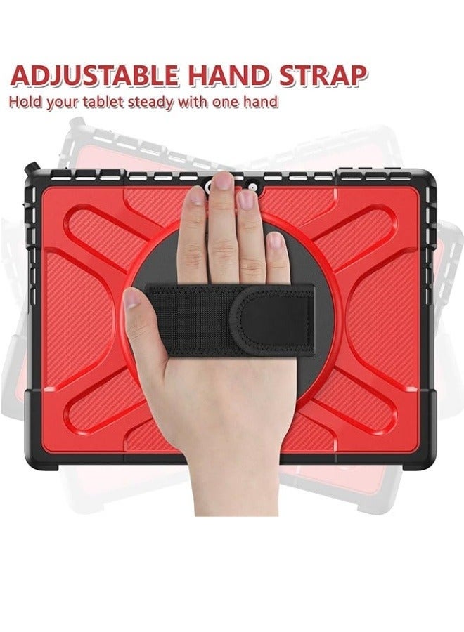 Case Compatible with Microsoft Surface Pro 11 13 inch, Heavy Duty Rugged Protective Cover 360° Rotating Kickstand & Hand Strap  - Image 3