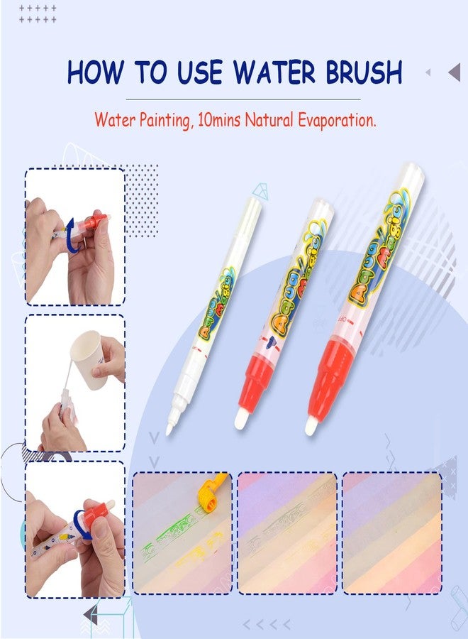 Miserwe Doodle Mat Large Water Writing Doodle 40 x32 inch Drawing Mat for Kids Toys Girls Boys - Image 3