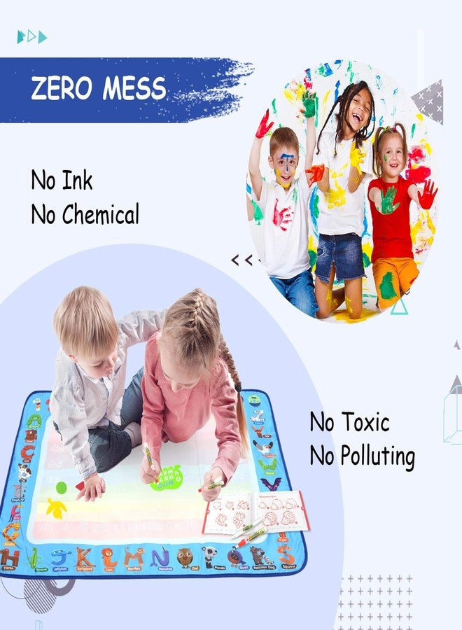 Miserwe Doodle Mat Large Water Writing Doodle 40 x32 inch Drawing Mat for Kids Toys Girls Boys - Image 5