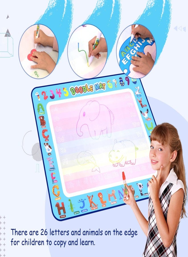 Miserwe Doodle Mat Large Water Writing Doodle 40 x32 inch Drawing Mat for Kids Toys Girls Boys - Image 4