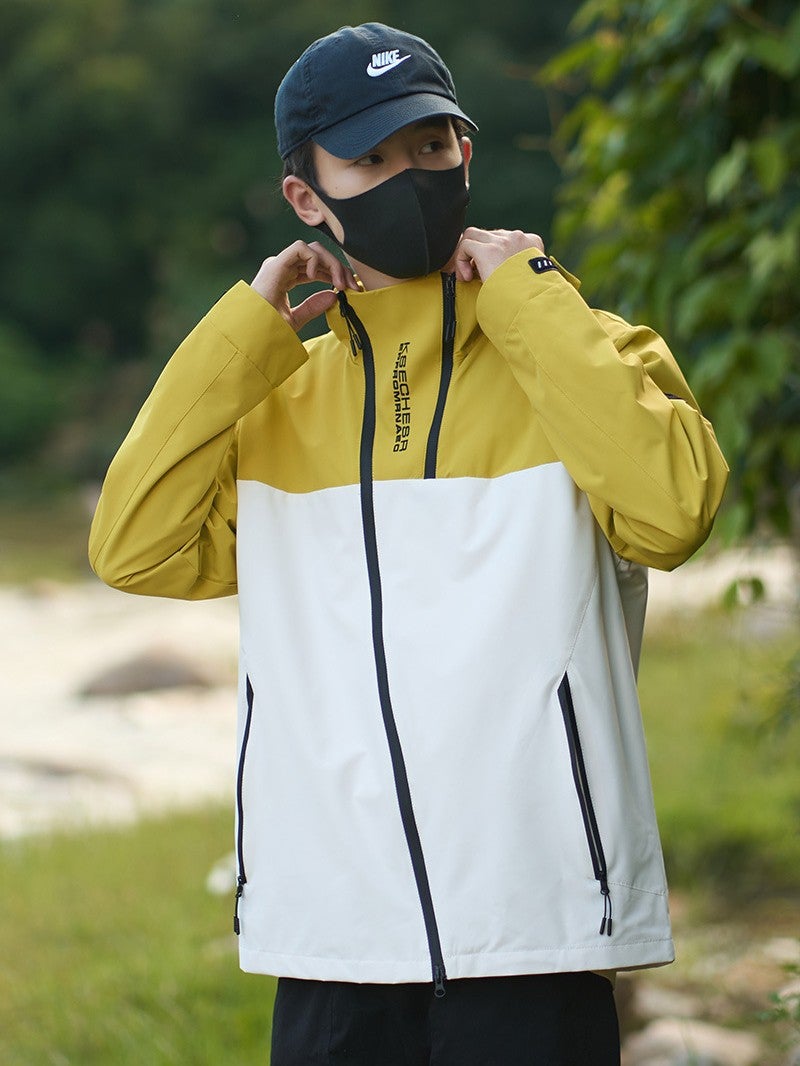 Outdoor Travel Windproof And Waterproof Mountaineering Camping Unisex Jacket Trendy - Image 3