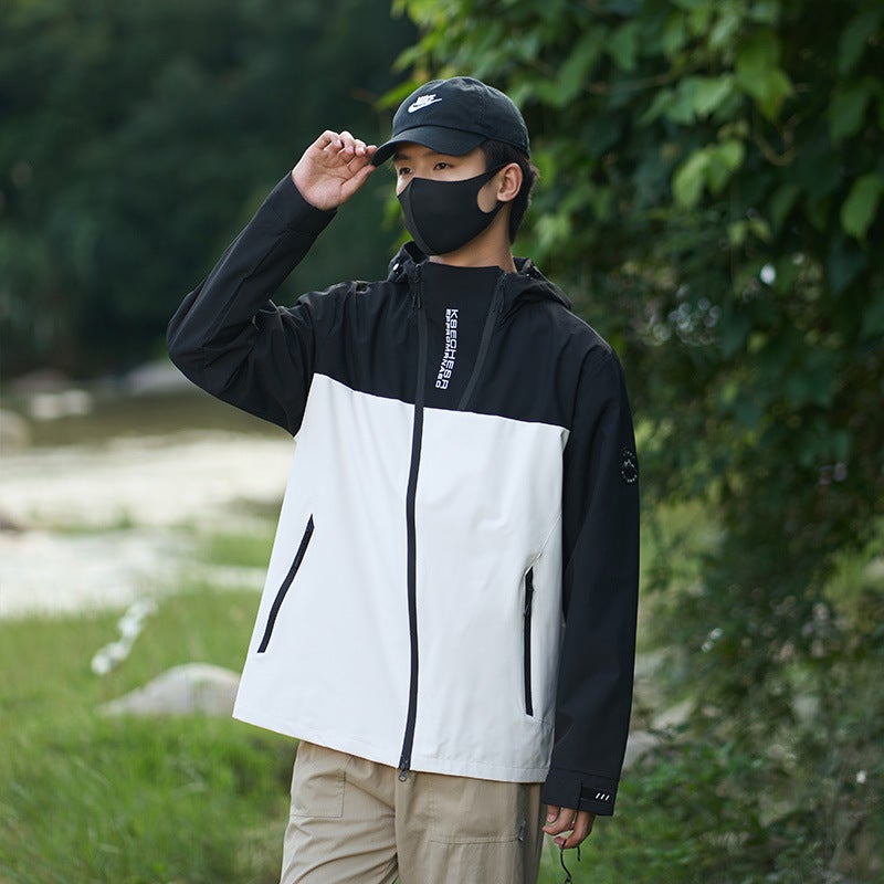 Outdoor Travel Windproof And Waterproof Mountaineering Camping Unisex Jacket Trendy - Image 1