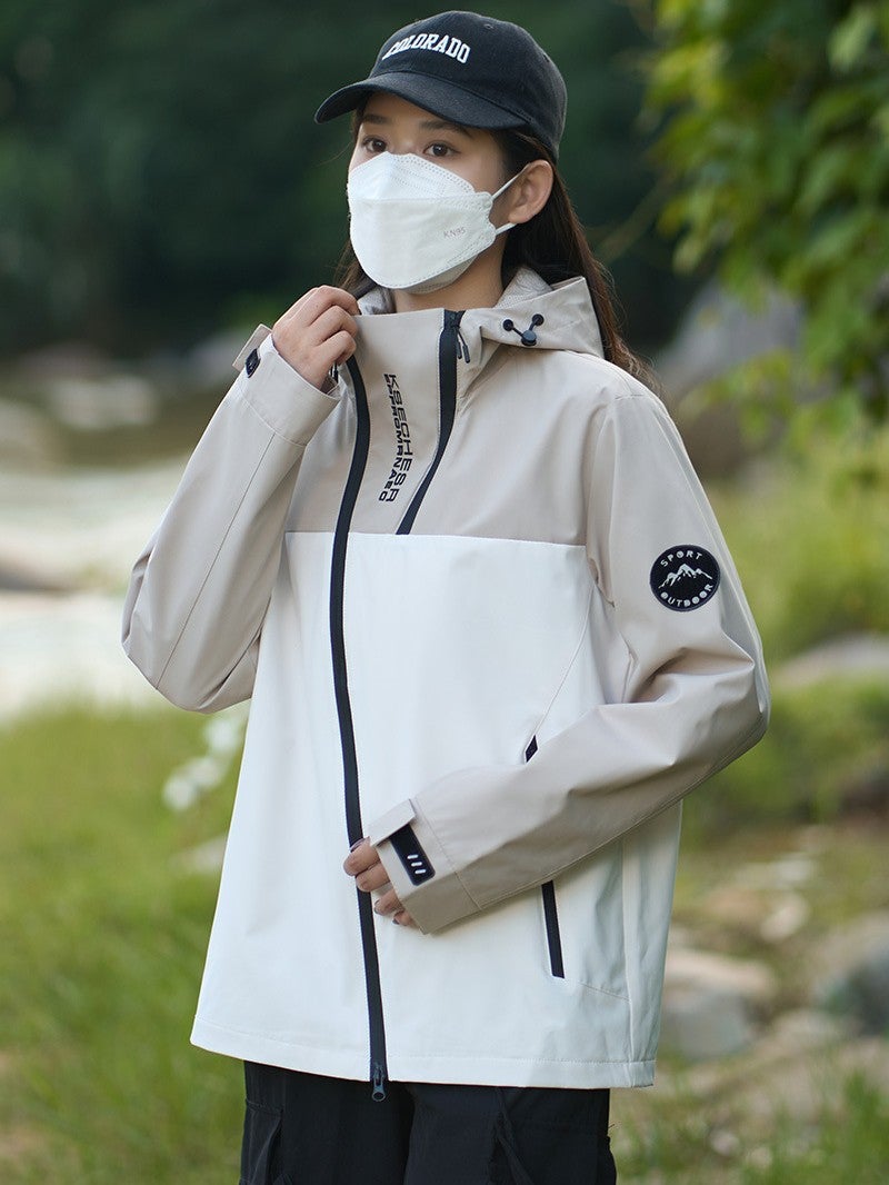 Outdoor Travel Windproof And Waterproof Mountaineering Camping Unisex Jacket Trendy - Image 5